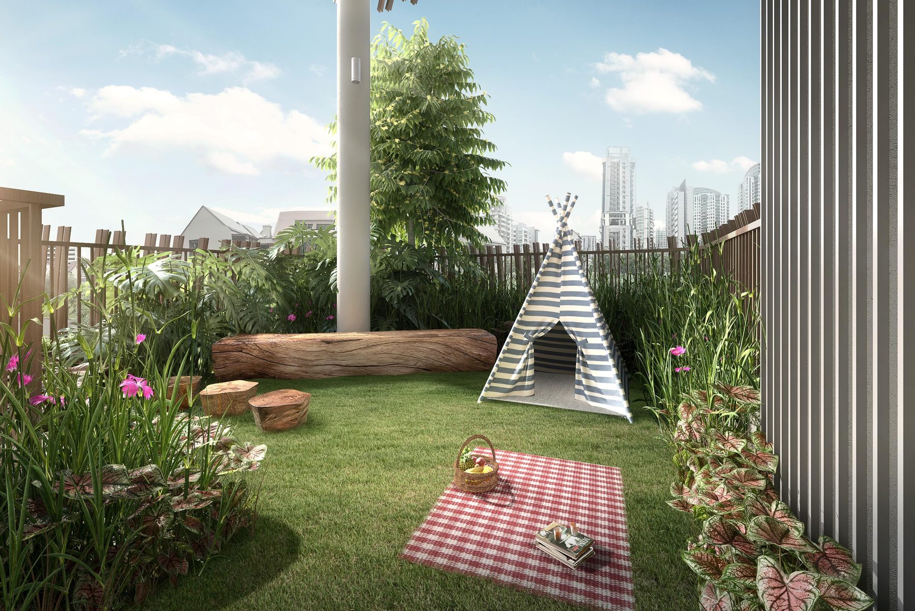 Furry Friends’ Garden, level 4 (artist’s impression)