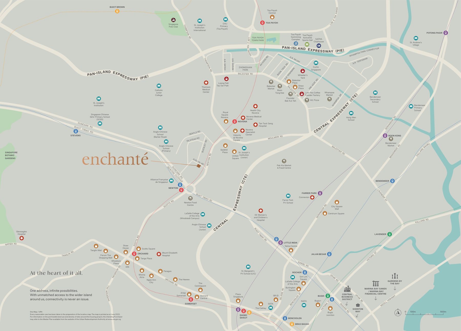 Enchanté location map