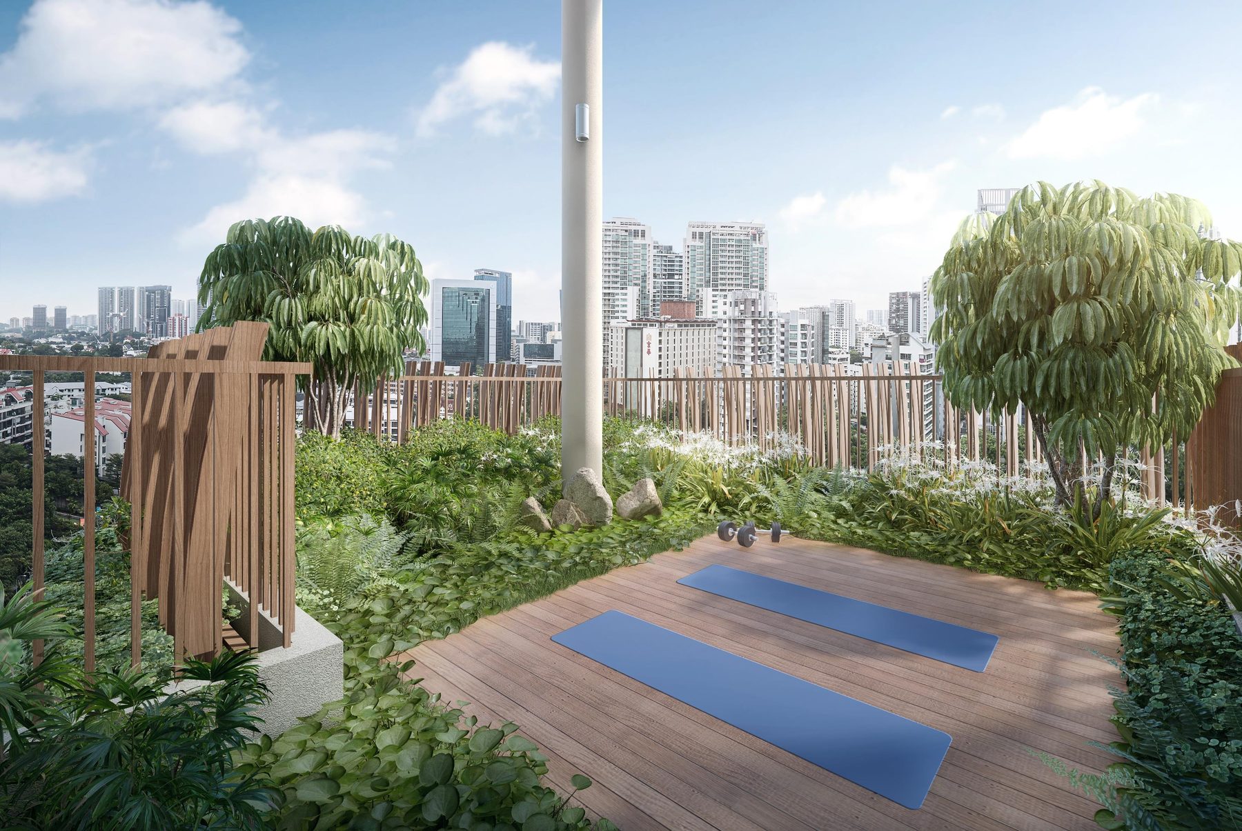 The Utopia sky garden on level 14 (artist’s impression)